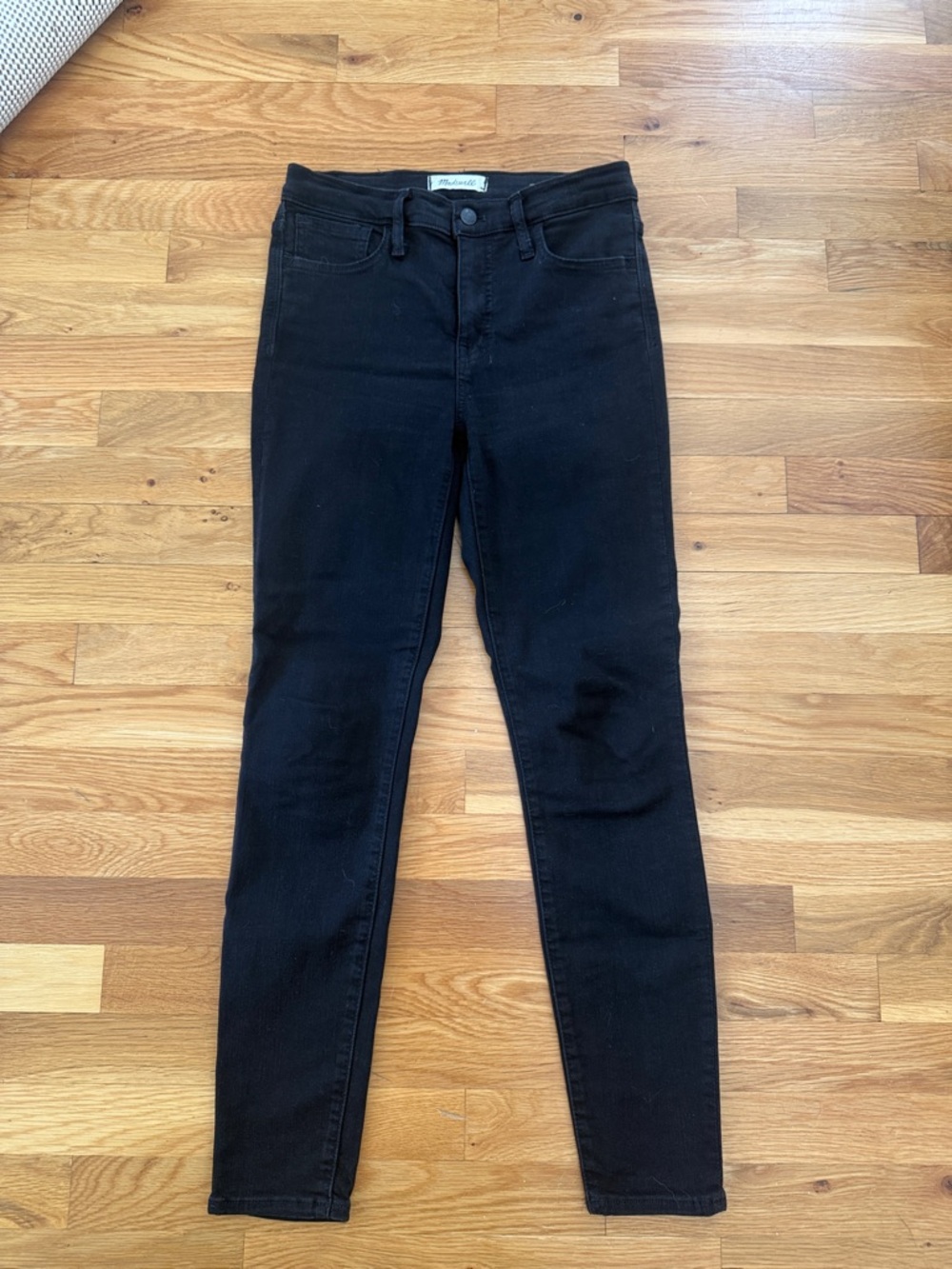 Madewell Black High-Rise Skinny Jeans